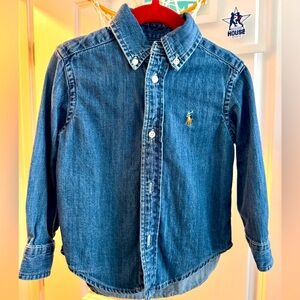 Ralph Lauren Polo Cotton Denim Shirt